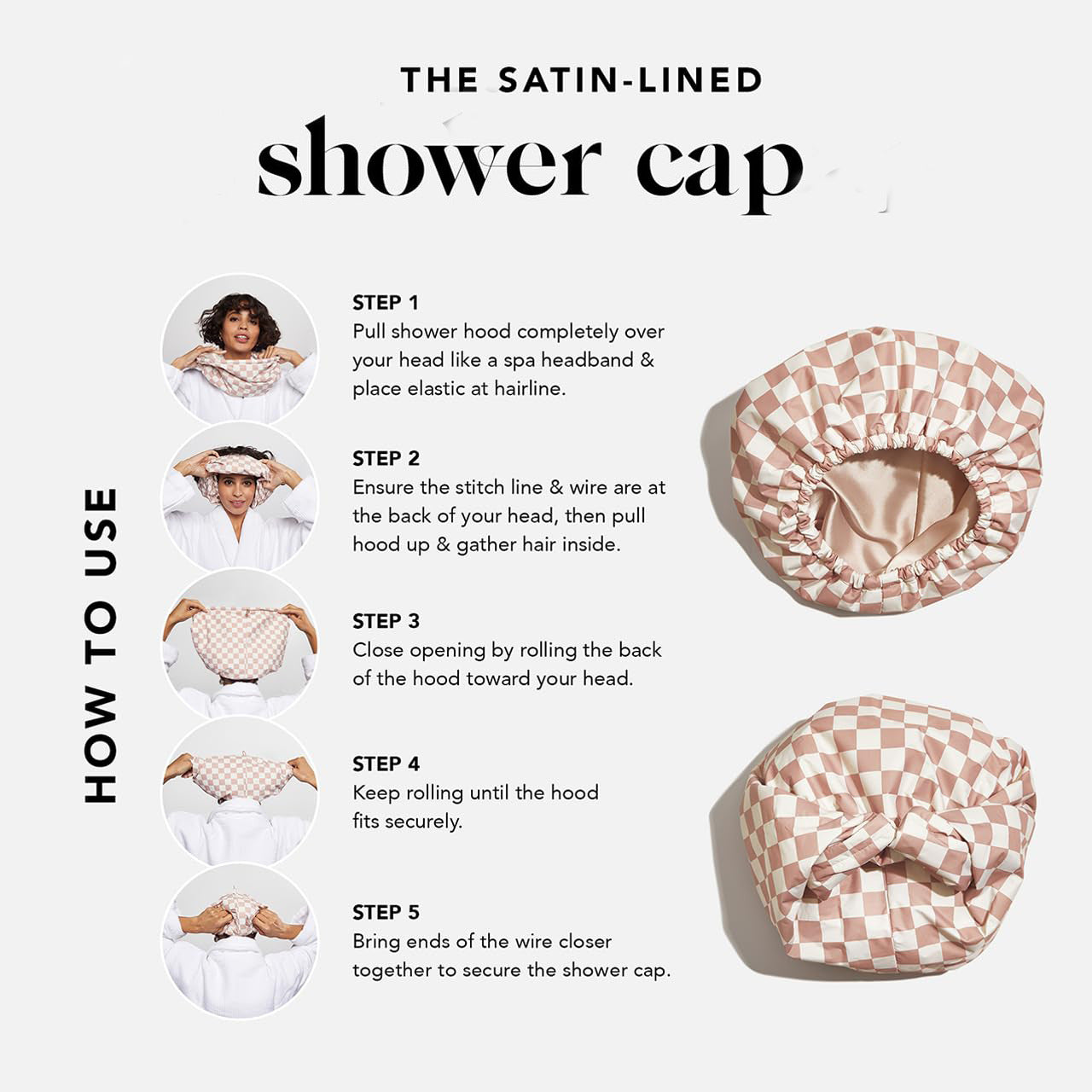 Luxury Shower Caps